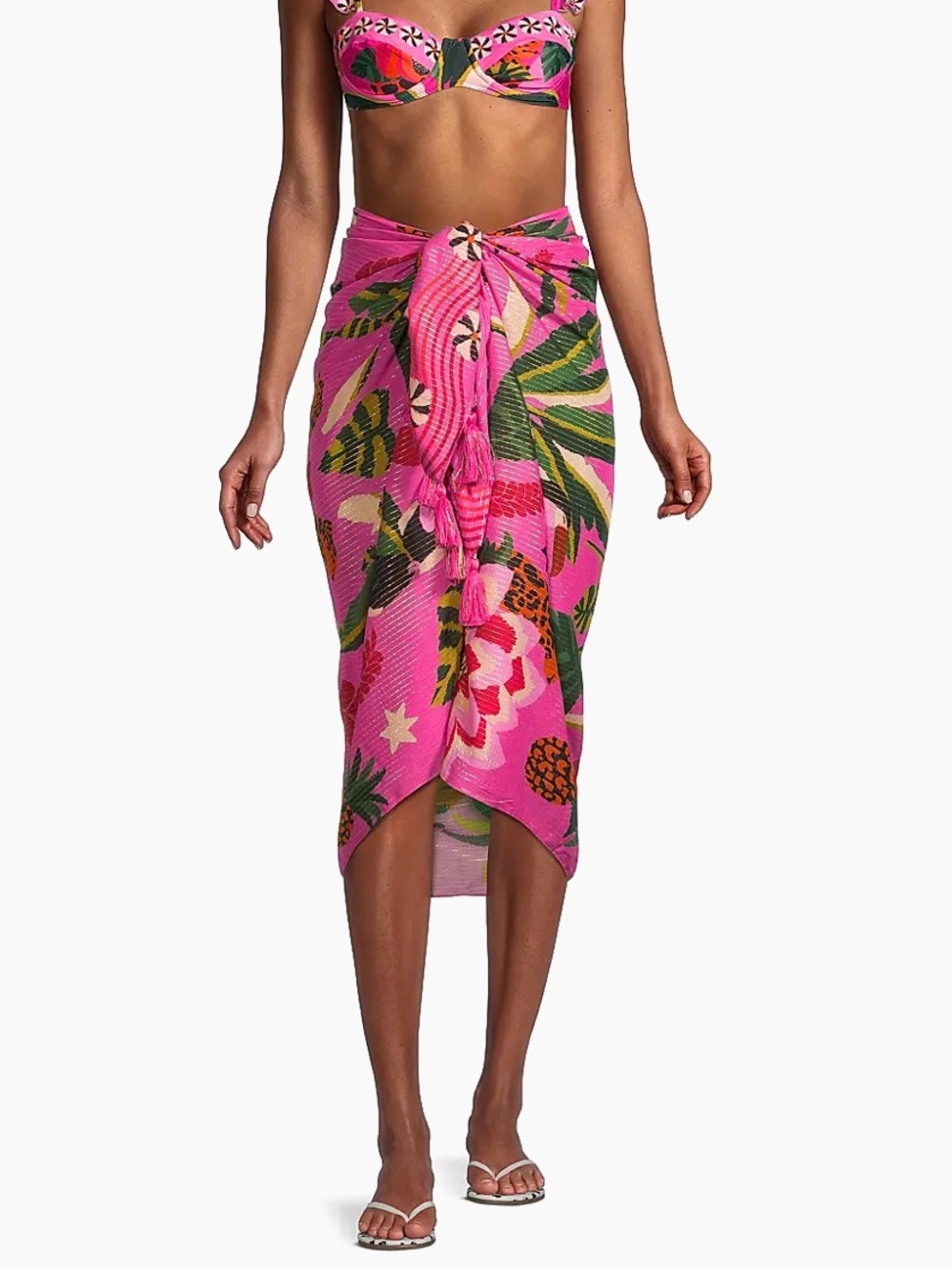 RARE! FARM Rio Sarong “Leopard Forest” 🐆🌺🦎 One Size Fits All